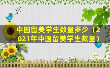 中国留美学生数量多少（2021年中国留美学生数量）