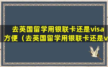 去英国留学用银联卡还是visa方便（去英国留学用银联卡还是visa方便一点）