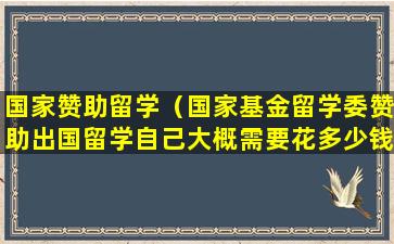 国家赞助留学（国家基金留学委赞助出国留学自己大概需要花多少钱）