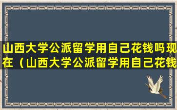 山西大学公派留学用自己花钱吗现在（山西大学公派留学用自己花钱吗现在还能去吗）