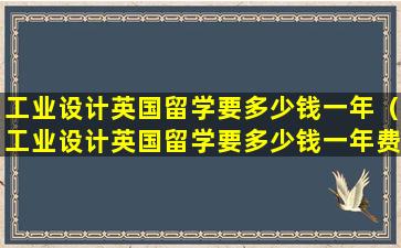 工业设计英国留学要多少钱一年（工业设计英国留学要多少钱一年费用）