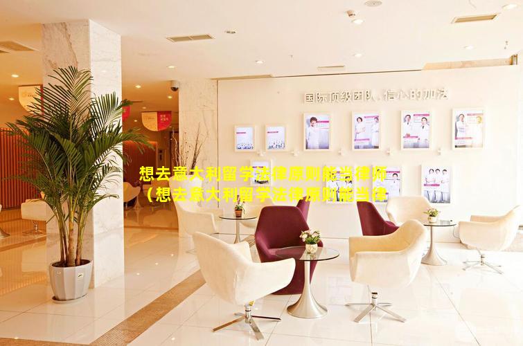想去意大利留学法律原则能当律师（想去意大利留学法律原则能当律师吗知乎）