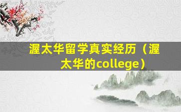 渥太华留学真实经历（渥太华的college）