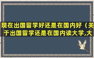 现在出国留学好还是在国内好（关于出国留学还是在国内读大学,大家议论纷纷）