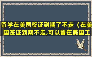 留学在美国签证到期了不走（在美国签证到期不走,可以留在美国工作吗）