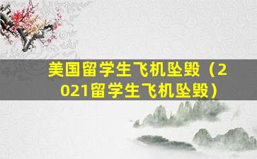 美国留学生飞机坠毁（2021留学生飞机坠毁）