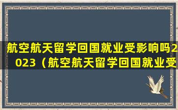 航空航天留学回国就业受影响吗2023（航空航天留学回国就业受影响吗2023年）