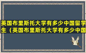 英国布里斯托大学有多少中国留学生（英国布里斯托大学有多少中国留学生毕业）