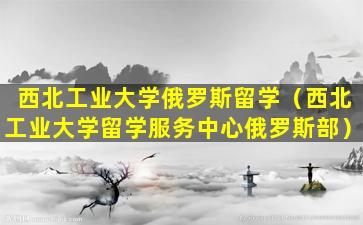 西北工业大学俄罗斯留学（西北工业大学留学服务中心俄罗斯部）