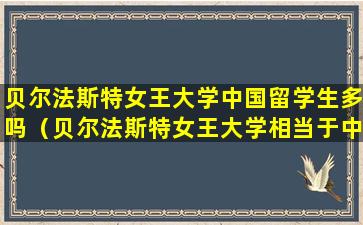 贝尔法斯特女王大学中国留学生多吗（贝尔法斯特女王大学相当于中国什么水平）
